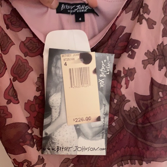 SOLD 💞 VINTAGE BETSEY JOHNSON SILK SLIP DRESS CRYSTALS NOISEMAKER SEQUIN RARE S - Picture 2 of 5